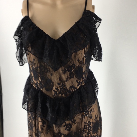 Majorelle Black Lace Dress (WP106) - Picture 2 of 6